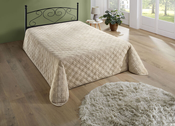 Bedspreien en kussenslopen in corduroy-look NATUR