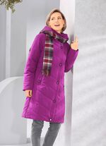 Korte jas van gerecyclede vezels 