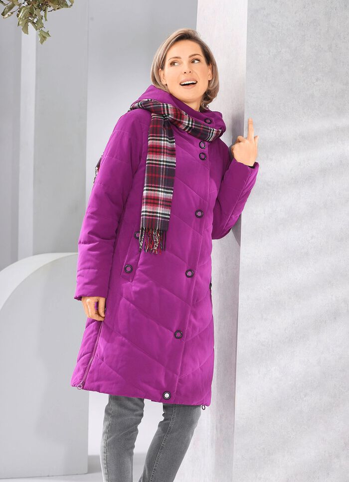 Korte jas van gerecyclede vezels 