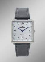 Dugena quartz herenhorloge met titanium kast 