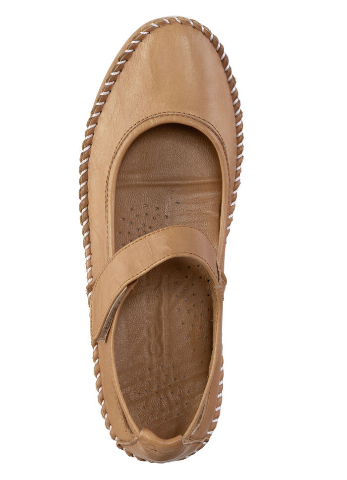 Gemini mocassinpantoffels met subtiele kreukstructuur CAMEL