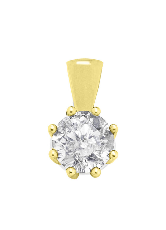Fonkelende hanger met diamant 