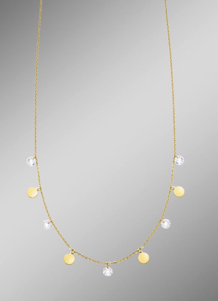 Stijlvolle ketting met zirkonia 