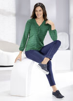 Sportief shirt met bies 