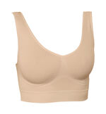 Feel-good bh, set van 3 ZWART-WIT NAAKT