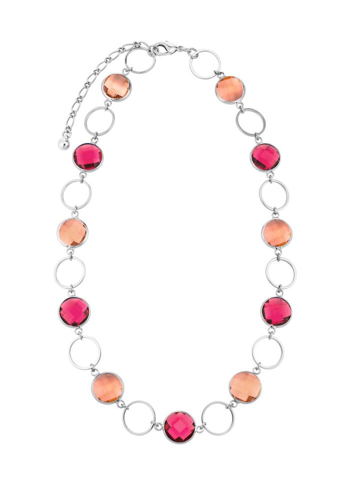 Sieradenset, 3-delig, met kristalstenen 