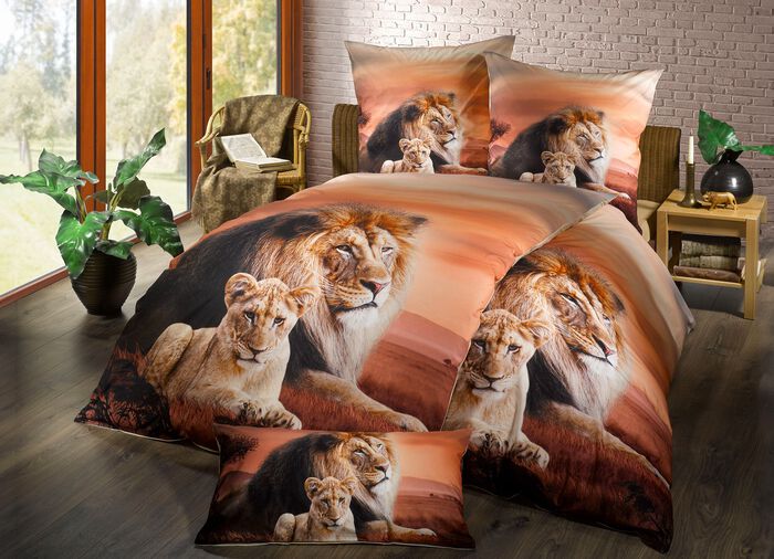 Beddengoedset met digitale print 