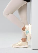 ELENA EDEN sneakers van glanzend nappaleer 