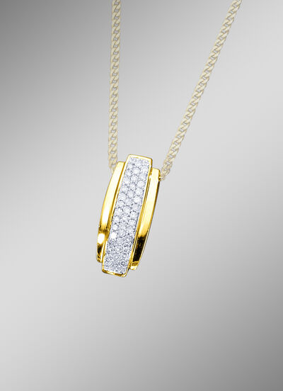 Kettinghanger met diamanten 