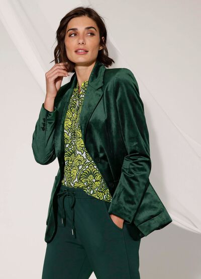 Blazer met reverskraag 