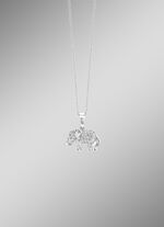 Charmante "olifant" hanger met ankerketting 