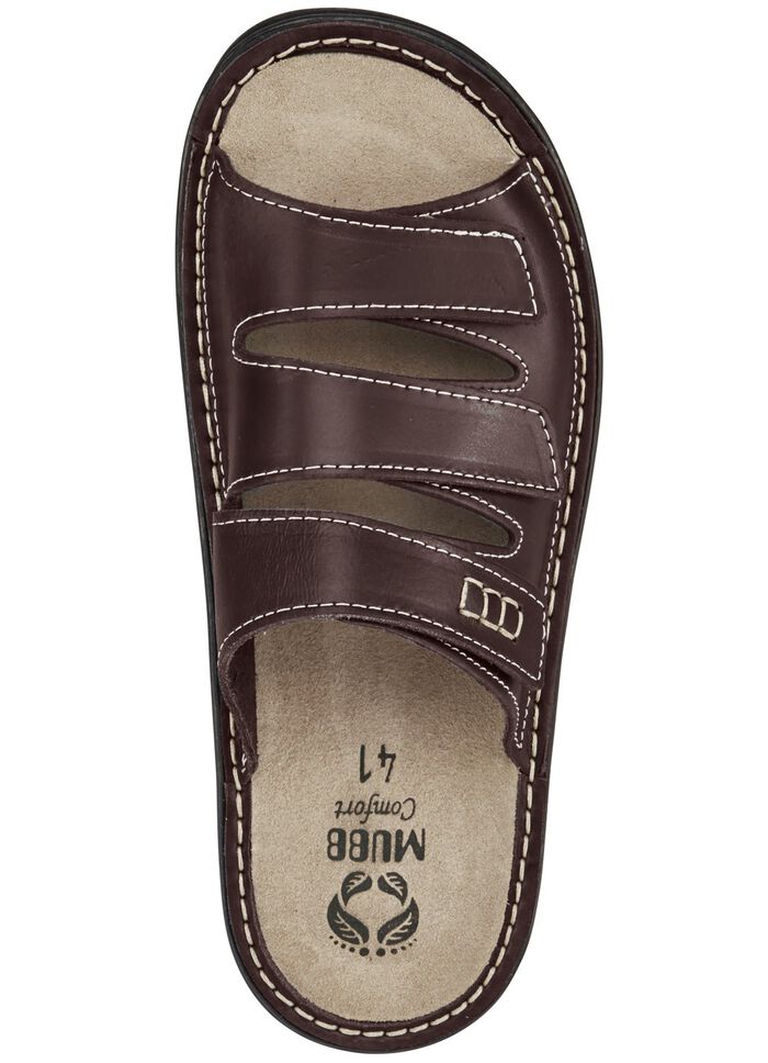 Mubb, comfortabele herenmuiltjes, breedte H, met uitneembaar voetbed 