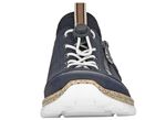 Rieker, sportieve damessneakers, met MemoSoft binnenzool DONKERBLAUW