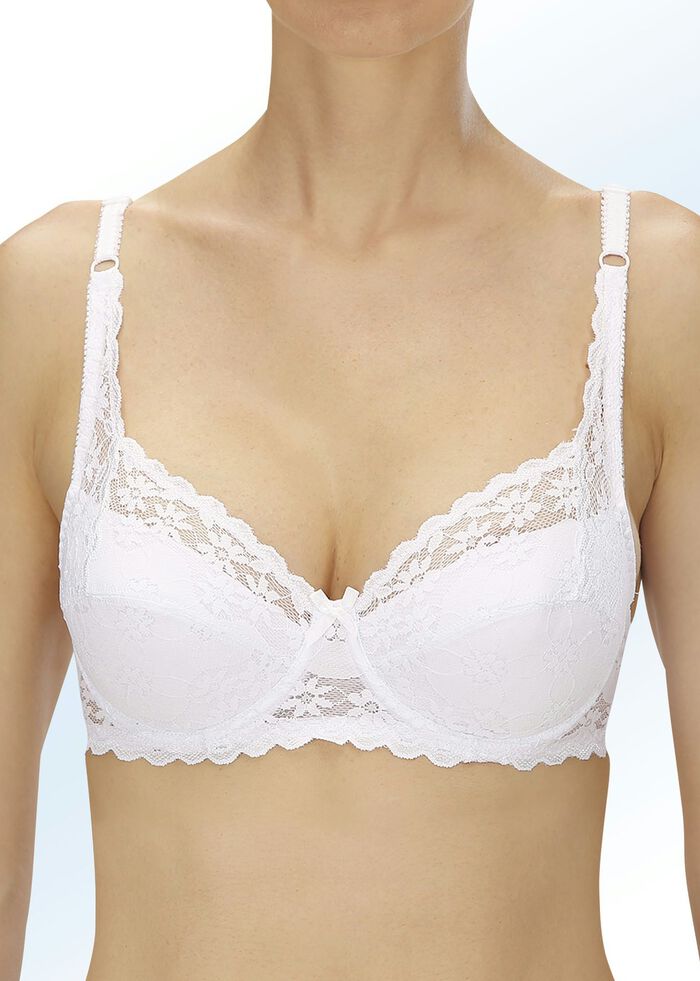 Naturana set van twee beugel-bh's 1X WEISS, 1X SCHWARZ