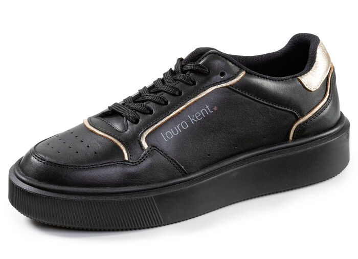LAURA KENT, trendy damessneakers, breedte H, met uitneembaar voetbed SCHWARZ