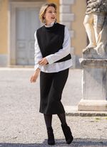 Rok in gebreide look 