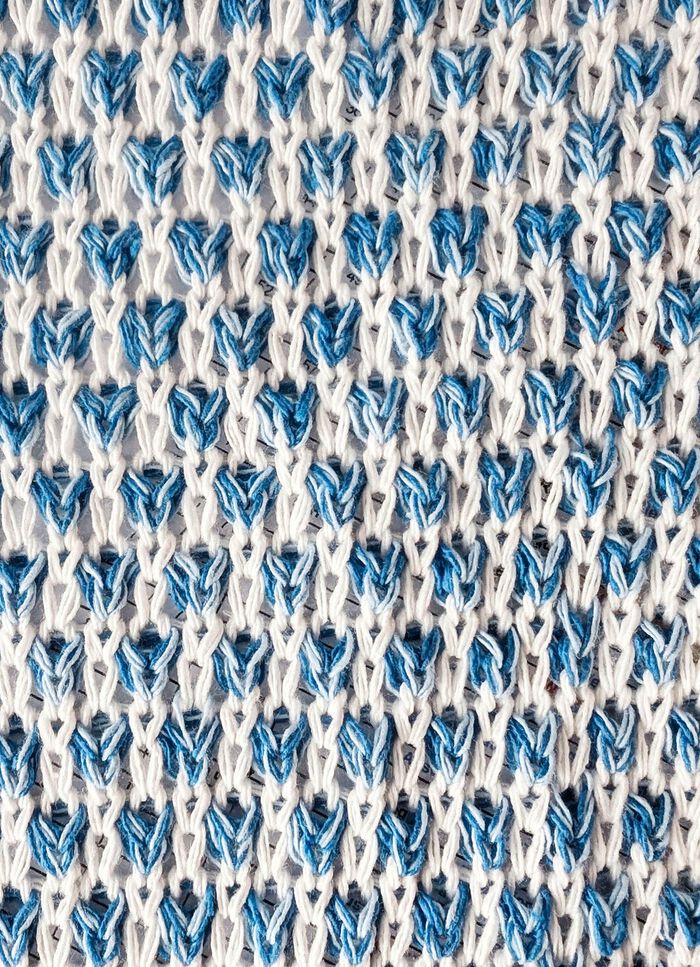 Vest met een uitgebreide structuur 