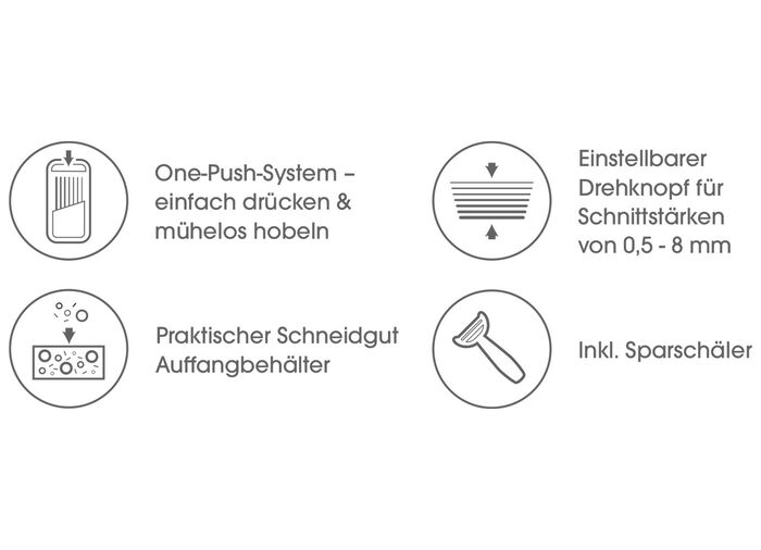 Universele schaaf Turbo Cut van Livington 