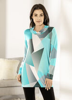 Lang shirt met casual col 