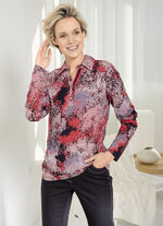 Poloshirt met all-over print 