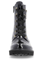 Remonte, stijlvolle dames enkellaarsjes, winterschoenen, breedte G, met uitneembaar voetbed SCHWARZ-GOLD