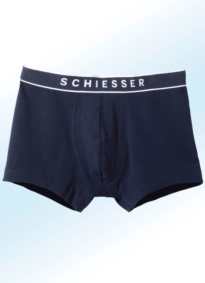 Schiesser driepack broeken met elastische tailleband 