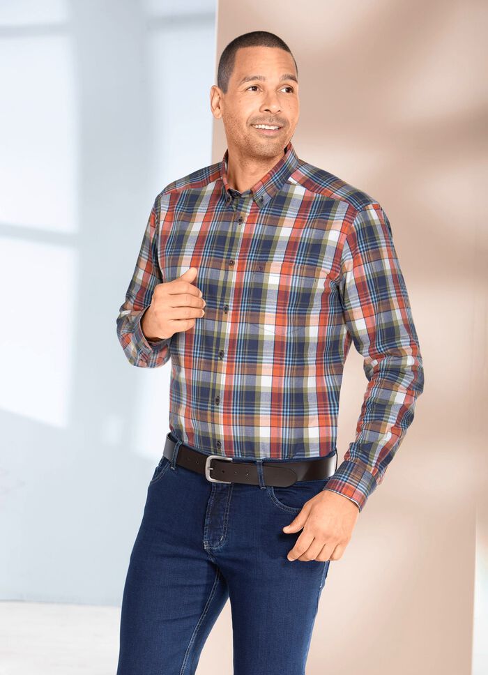 King's Road overhemd met button-down kraag 