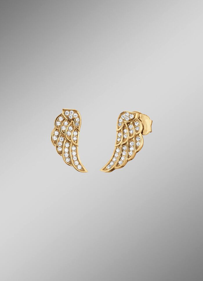 Vleugeloorknopjes met zirkonia 