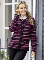 Cardigan in jacquardmotief 