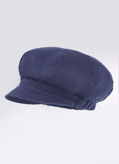 Lichtgewicht dames krantenjongenspet met elastische inzet 