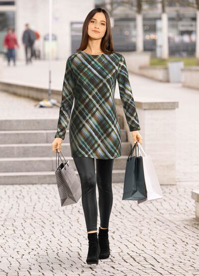 Gebreide tuniek van fijn breisel 