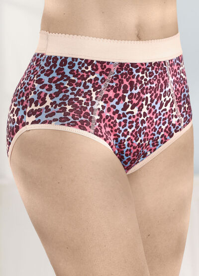 Vierpack corrigerende slips met verstevigde buikzone 