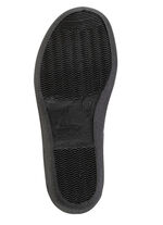 Comfortabele damespantoffels, breedte H, gemaakt van mesh-materiaal met bloemenprint GRAU-BUNT