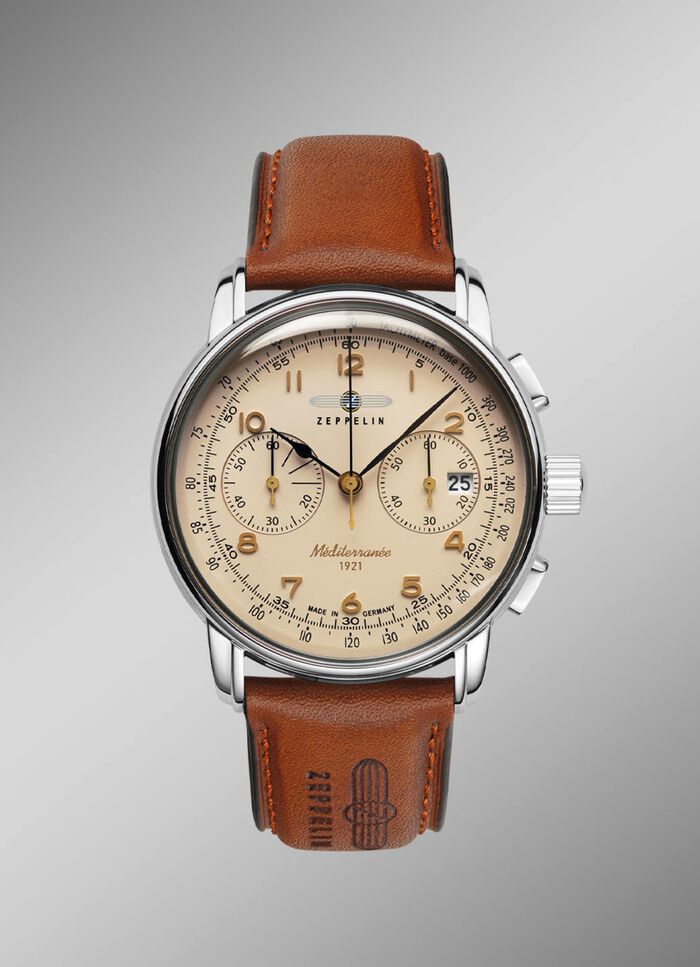 Zeppelin Mediterranee heren quartzhorloge 