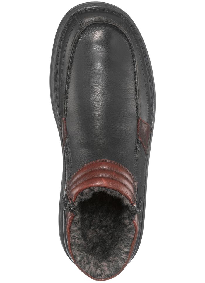 GINO GALANTE, gevoerde herenlaarzen, winterschoenen, met uitneembaar voetbed 