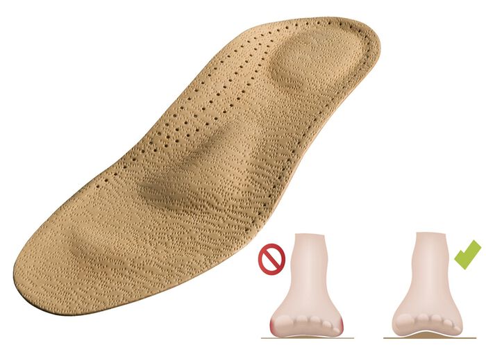 ‘FußGut’ leren-comfort voetbed 