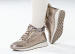 ELENA EDEN, gevoerde dameslaarzen, winterschoenen, breedte G, met uitneembaar voetbed GOLDBRONZE