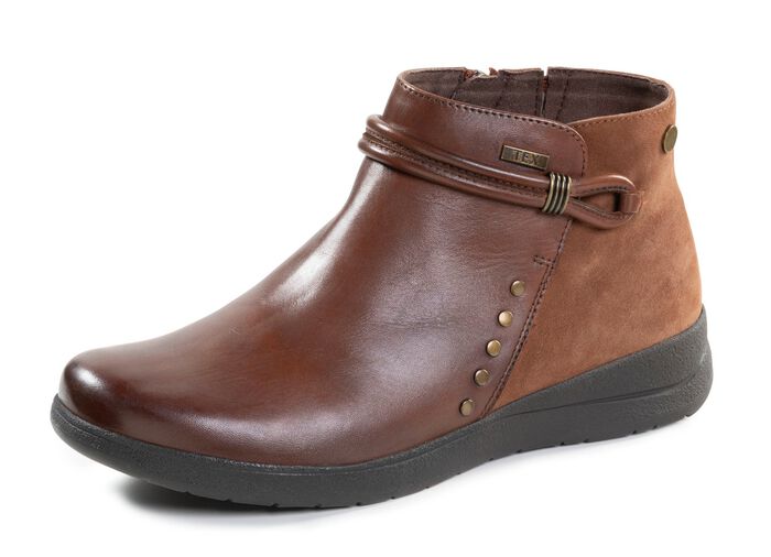 ELENA EDEN, ademende dameslaarzen, breedte H, met uitneembaar voetbed 