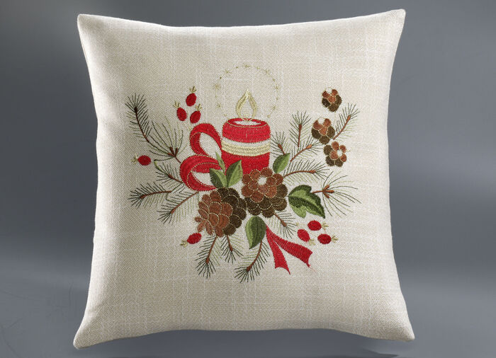 Kamerdecoratie met feestelijk kerstmotief 
