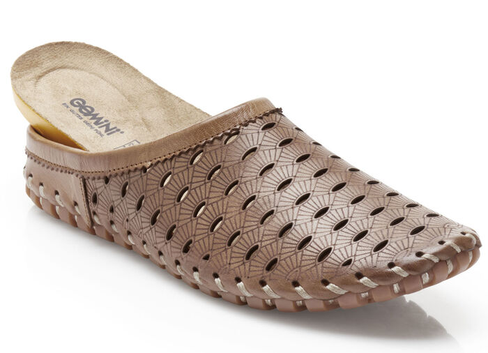 Gemini sabot met luchtige perforatie COGNAC