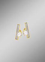 Interessante oorbellen met zirkonia 