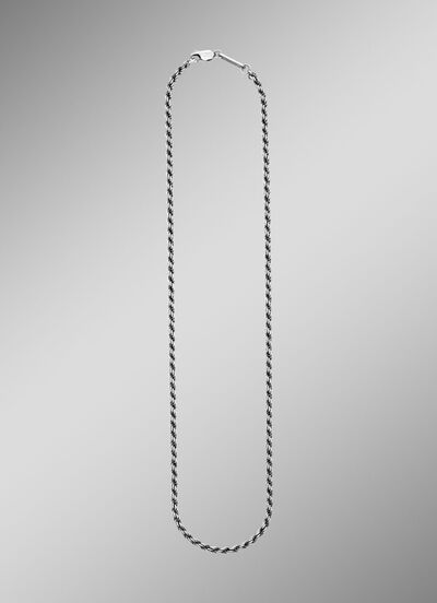 Zilveren koordketting 