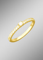 Damesring met loepzuivere diamanten 