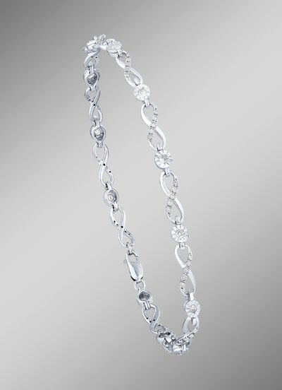 Hoogwaardige armband met briljanten en diamanten 