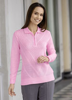 Trui met subtiele glans ROSÉ