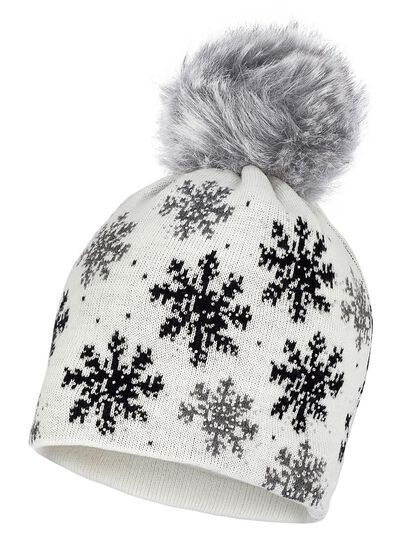 Trendy dameshoed met sneeuwvlokdesign 
