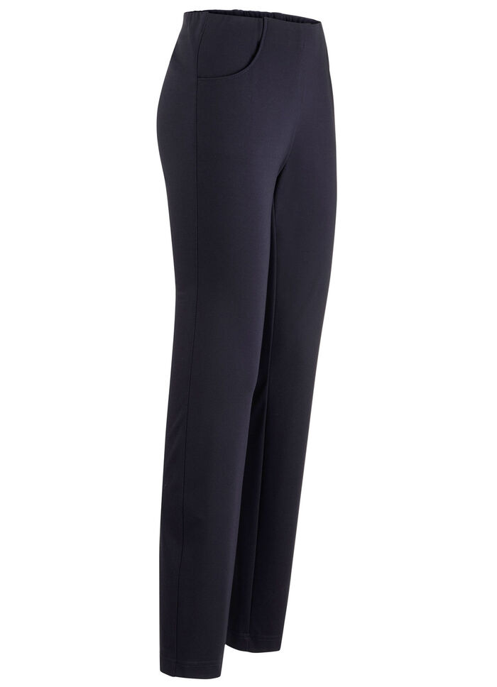 Broek met uitgesneden tailleband MARINE