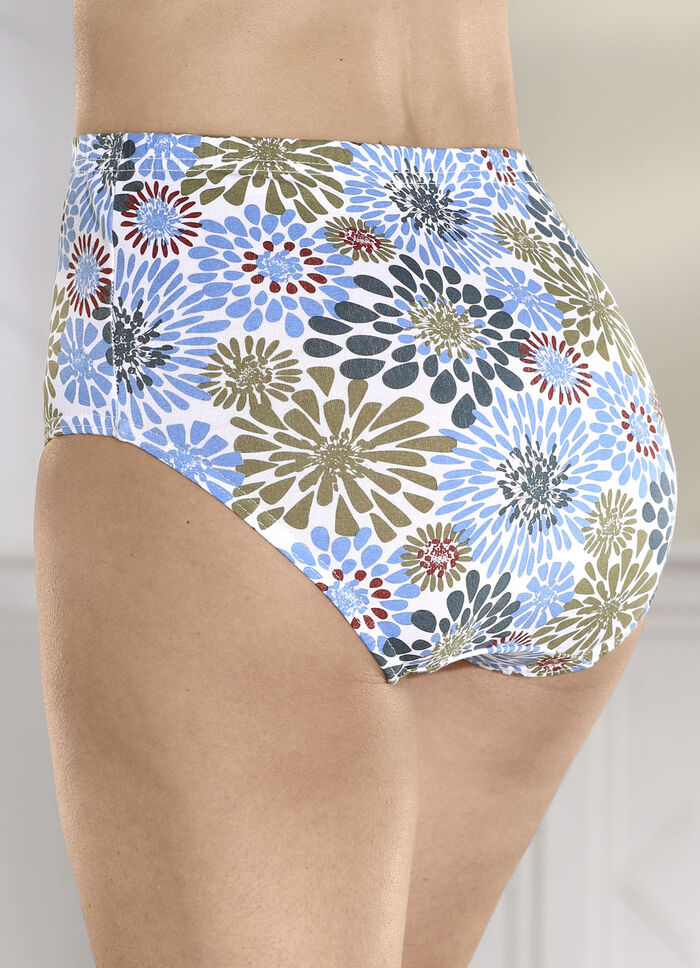 Set van vier slips met elastische band 