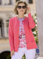 Cardigan met biesdesign 