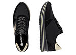 Remonte, trendy damessneakers, breedte G, met uitneembaar voetbed SCHWARZ-GOLD